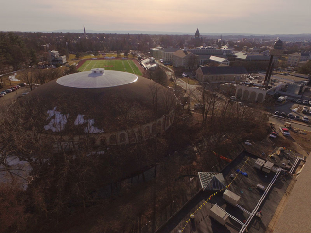 Commercial domed roof