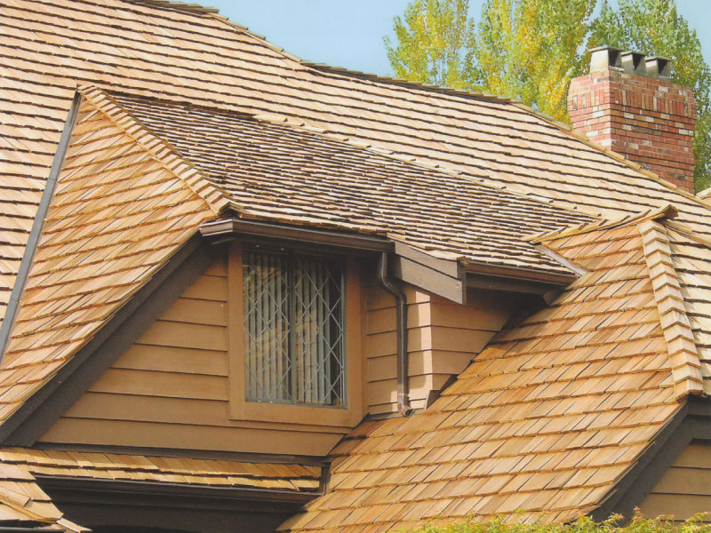 Cedar roof