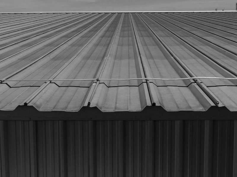 Black Metal Roofing